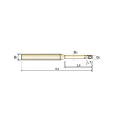 4 Flute  Long Length SEME7303018~SEME7312050 Carbide 4G Mill End Mills Plain Shank SEME73 Series - Big-tools Industrial Supply Tools for Metal Cutting